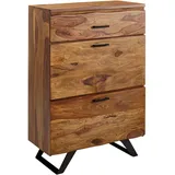 Wohnling Kommode Sheesham 80 x 42 x 120 cm