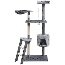 vidaXL Katzen-Kratzbaum 150 cm grau