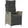 vidaXL Gartensessel 58 x 69 x 108 cm grau