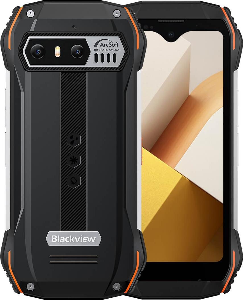 Blackview MOBILE PHONE N6000/8/256 ORANGE (256 GB, Orange, 4.30", Dual SIM, 48 Mpx, 4G), Smartphone, Orange