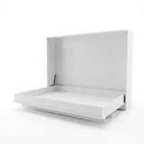 Klappbett Horizontal + Matratze Weiß 135x200cm