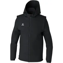 Erima Team Jacke mit abnehmbaren Ärmeln schwarz M