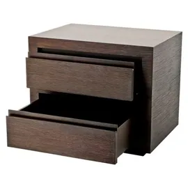 Casa Padrino Luxus Mahagoni Schrank mit 2 Schubladen 62 x 45 x H. 53 cm - Luxus Kollektion
