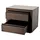 Casa Padrino Luxus Mahagoni Schrank mit 2 Schubladen 62 x 45 x H. 53 cm - Luxus Kollektion