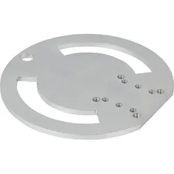 ADAPTERPLATTE RUND, FORM:A GESCHLOSSEN, D=145, S=5, STAHL VERZINKT