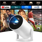 Mini Beamer WLAN Bluetooth Android 14 Projektor 180° Schwenkbar
