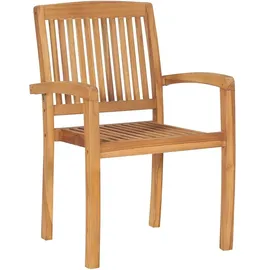 vidaXL Gartenstuhl 59,9 x 96,1 x 27,8 cm braun 6 St.