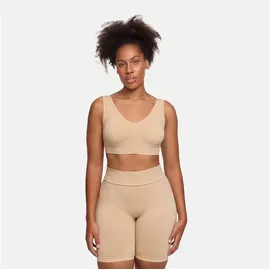 cfab (creamy fabrics) Bügelloser BH Comfy Bra-Beige-M (1-tlg) beige|braun M