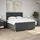 vidaXL Boxspringbett 180 x 200 cm Dunkelgrau