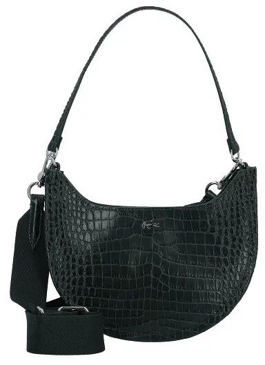 Lacoste Chantaco Classics Schultertasche S Leder 23 cm  grün