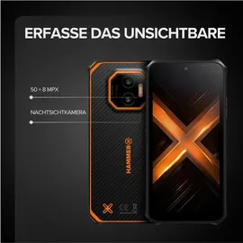 Hammer Energy X2 6 GB RAM 128 GB Schwarz/Orange