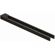 Kludi Vela C Doppel-Handtuchstange Brushed Gunmetal 31977N2