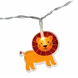 MARELIDA Lichterkette 0,9 m Kunststoff 10 Tiere Bunt