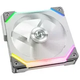 Lian Li UNI FAN SL120 RGB PWM PC-Gehäuse-Lüfter Weiß RGB (B x H x T) 122.8 x 25 x 122.4mm inkl.