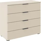 Rauch Schubkastenkommode »Sideboard Schubladenkommode AGORDO mit Dekor- oder Hochglanzfront (in zwei Griff-Farben), Breite 93 cm mit 4 großen Schubladen für viel Stauraum MADE IN GERMANY