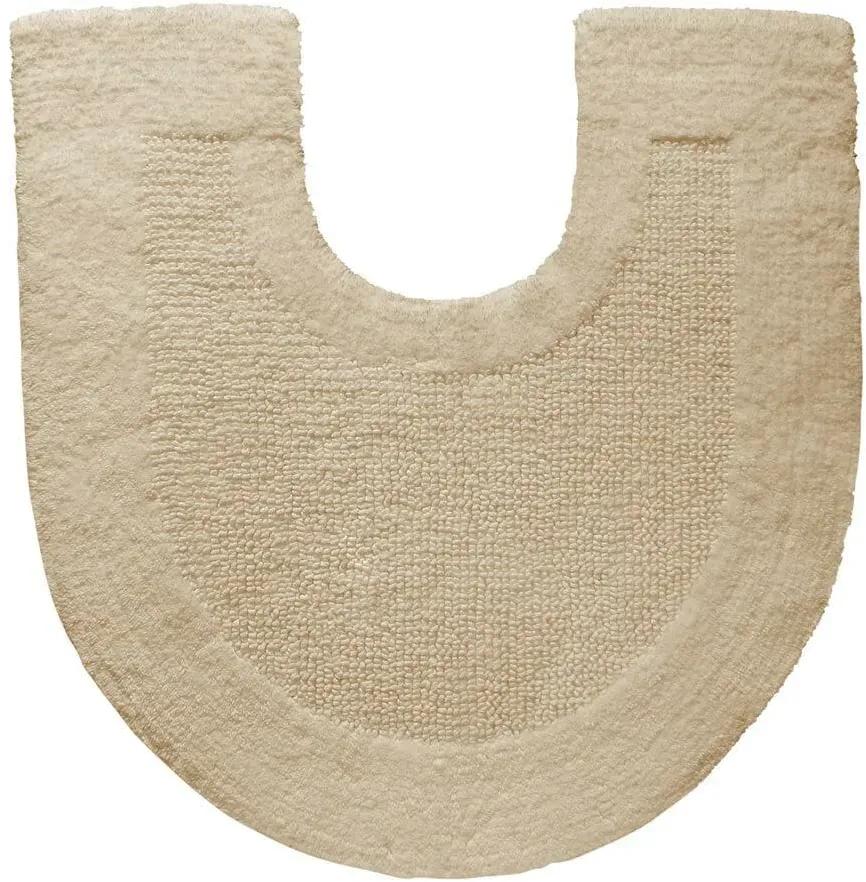 Rhomtuft WC Vorleger mit Ausschnitt Exquisit 60x60 cm | natur-jasmin - beige