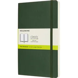 Moleskine Notizbuch L 192 Seiten Waldgrün glatt weicher Einband