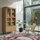 Furnhouse Vitrine 100 x 45 x 190 cm Braun