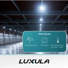 LUXULA LED-Hallenleuchte LX500135, HighBay, UFO, 100W, 10000lm, CCT, IP65