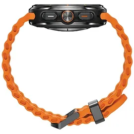 Samsung Galaxy Watch Ultra (2025) LTE 47 mm Titanium Gray Marine Band Orange