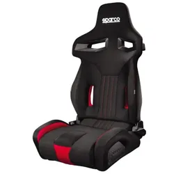 Rennsport-Sitz Sparco 009011NRRS Auto Schwarz Rot