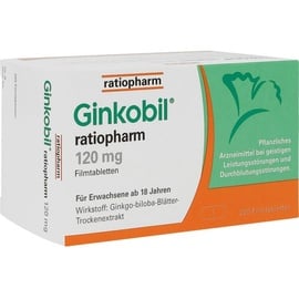 Ratiopharm Ginkobil ratiopharm 120mg mit Ginkgo biloba