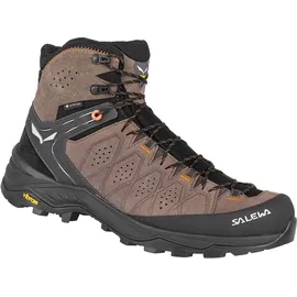 Salewa Alp Trainer Mid GTX Herren wallnut/fluo orange 41