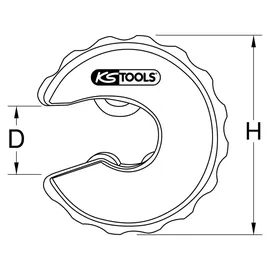 KS Tools Ratschen-Rohrabschneider 104.2015