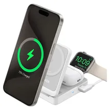 Anker MagGo 3-In-1 Foldable Kabelloses Ladegerät 15W Weiß
