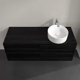 Villeroy & Boch Waschtischunterschrank 4 Auszüge 140 x 54,8 x 50 cm Schwarz