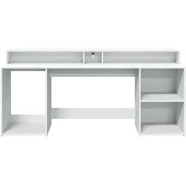 vidaXL Schreibtisch Gamingtisch Weiß