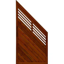 Andrewex Sichtschutzelement 90 x 180 cm Teak Holz 2 St.
