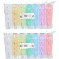 Estipharm Pilulier hebdomadaire rectangulaire 1 semaine Accessoire(S) 2x1 pc(s)