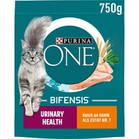 Nestle Nestle PURINA ONE BIFENSIS Urinary Health Katzenfutter trocken, reich an Huhn, 6er Pack (6 x 750g)