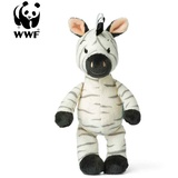 WWF Cub Club - Ziko das Zebra (weiß, 22cm) mit Glöckchen Kuscheltier Stofftier für Kleinkinder