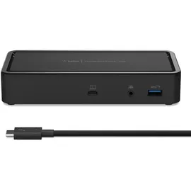 Belkin Thunderbolt 3 Dock Plus Dockingstation, 2X USB-C, 2X DisplayPort, USB-A