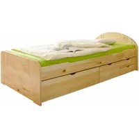 TICAA Bett Erna 90 x 200 cm Kiefer massiv natur