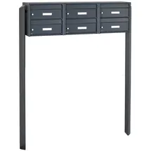 Burg Wächter Briefkastenanlage 6 Parteien Anthrazit