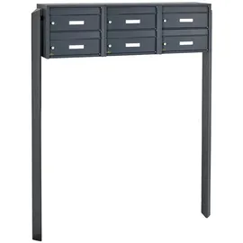 Burg Wächter Briefkastenanlage 6 Parteien Anthrazit