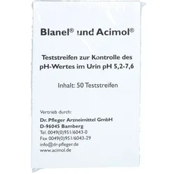 Teststreifenheft z. Bestimmung d. Urin-ph-Wertes