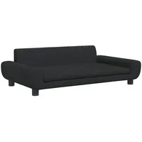 VidaXL Kindersofa Schwarz 100x54x33 cm Samt