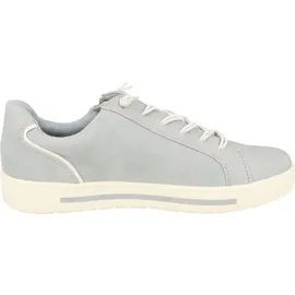 bonprix Jana Damen Sneaker flach mit Reißverschluss Vegan, Blau 37