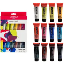 Royal Talens Amsterdam Standard Serie Acrylfarben Set 12 St. 20 ml mehrfarbig