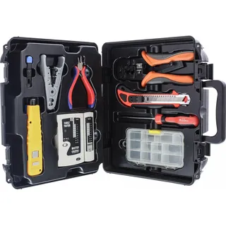 Goldtool Netzwerk Basis Installations Kit LAN, mit Tester