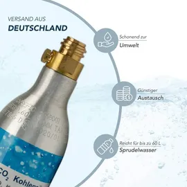 Bluecraft CO2-Zylinder 425 g türkis
