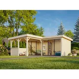 Palmako Carport/Pavillon Connect Lenna 24,9 m2 Set 422 Slide transparent tauchgrundiert