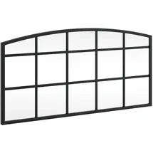 vidaXL Wandspiegel 60 x 30 cm Schwarz