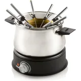 DOMO collection Domo Edelstahl Fondue, Klar, One Size,