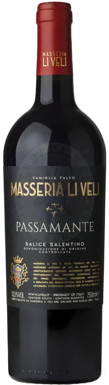 Passamante Salice Salentino DOC 2023 Veli 0,75l