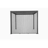 gardenson Lamellenwand für Pavillon 93 x 2,4 m Anthrazit
